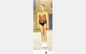 Lorena RAMUSHOLLI termine à la troisième place en Nationale B Solo 10-11 ans AER