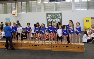 Les Babys-Gym du Stade Clermontois au challenge Edmond Vacant à Mozac